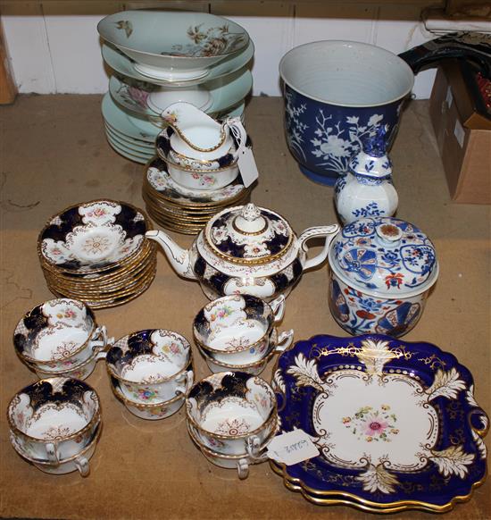 Coalport teaset and other ceramics